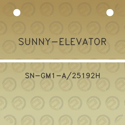 sunny-elevator-sn-gm1-a25192h