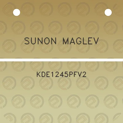 sunon-maglev-kde1245pfv2