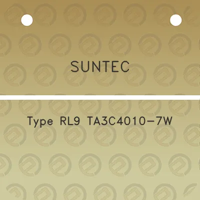 suntec-type-rl9-ta3c4010-7w