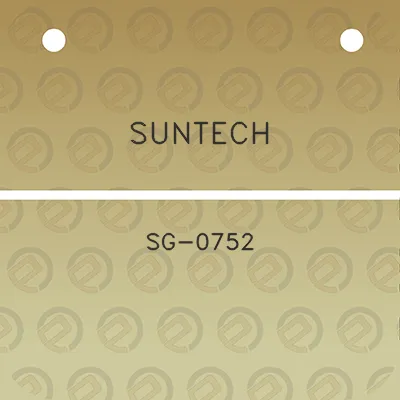 suntech-sg-0752