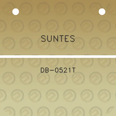 suntes-db-0521t