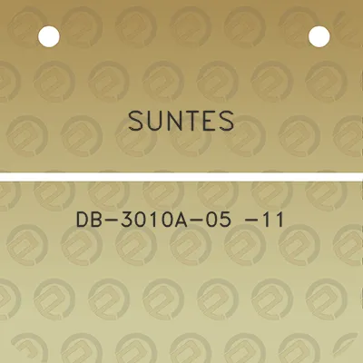 suntes-db-3010a-05-11