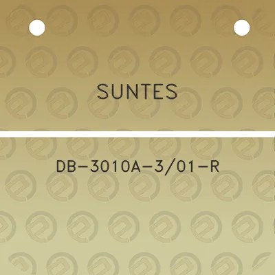 suntes-db-3010a-301-r