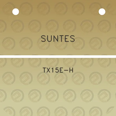 suntes-tx15e-h