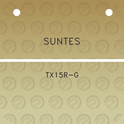 suntes-tx15r-g