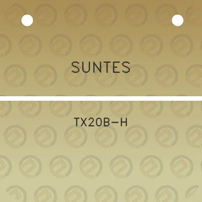 suntes-tx20b-h