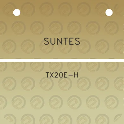 suntes-tx20e-h