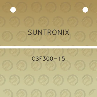 suntronix-csf300-15