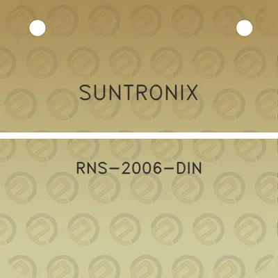 suntronix-rns-2006-din