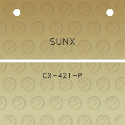 sunx-cx-421-p