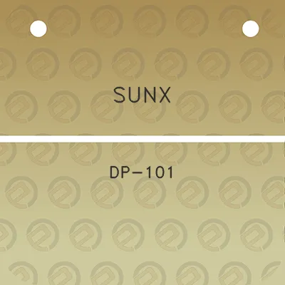 sunx-dp-101