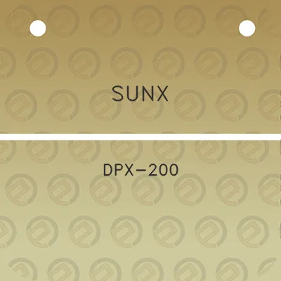 sunx-dpx-200