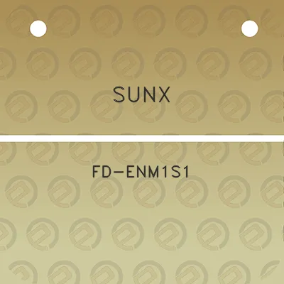 sunx-fd-enm1s1