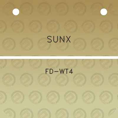 sunx-fd-wt4