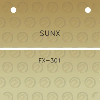 sunx-fx-301