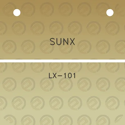 sunx-lx-101