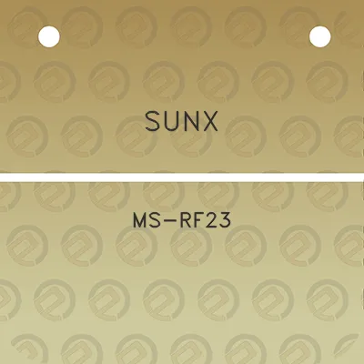 sunx-ms-rf23