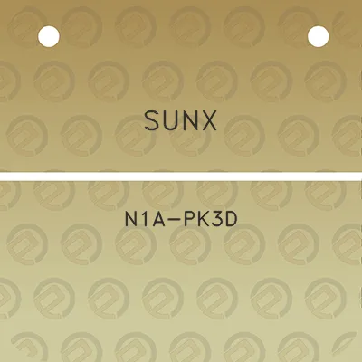 sunx-n1a-pk3d