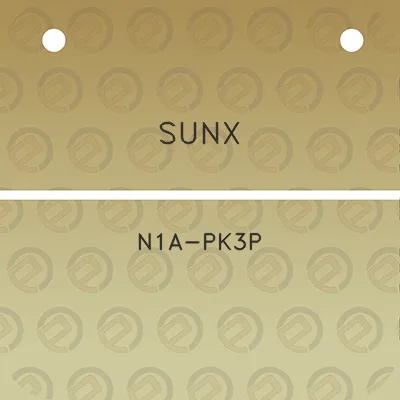 sunx-n1a-pk3p