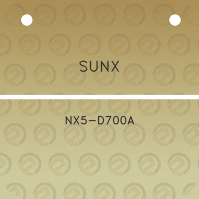 sunx-nx5-d700a