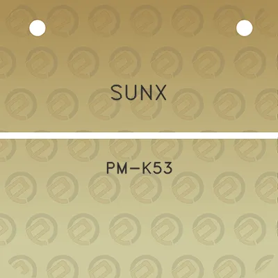 sunx-pm-k53