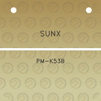 sunx-pm-k53b