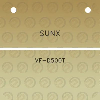 sunx-vf-d500t