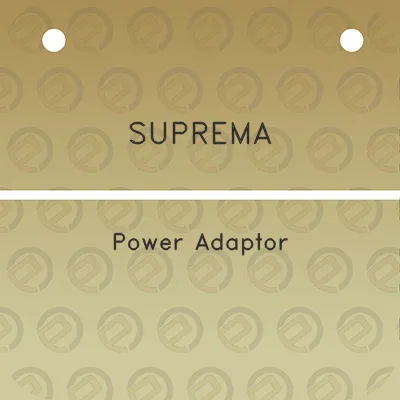 suprema-power-adaptor