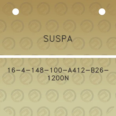 suspa-16-4-148-100-a412-b26-1200n