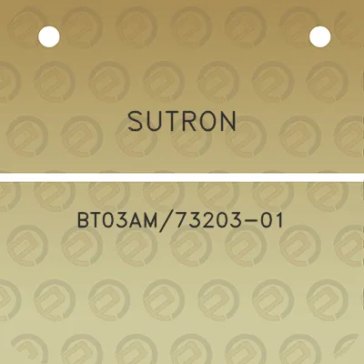 sutron-bt03am73203-01