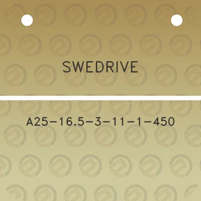 swedrive-a25-165-3-11-1-450