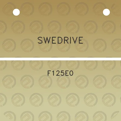 swedrive-f125e0