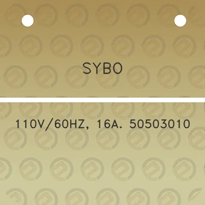 sybo-110v60hz-16a-50503010