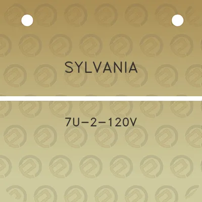 sylvania-7u-2-120v