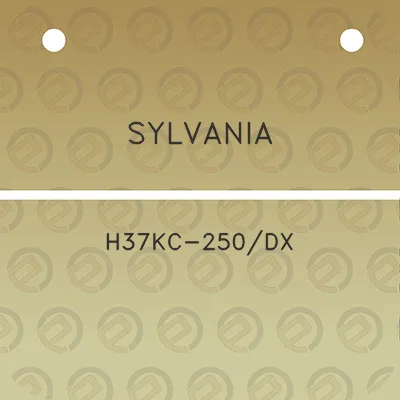 sylvania-h37kc-250dx