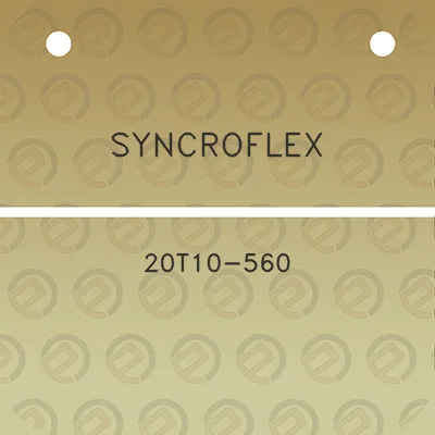 syncroflex-20t10-560