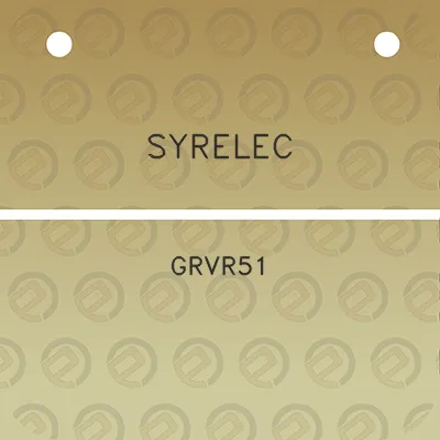 syrelec-grvr51