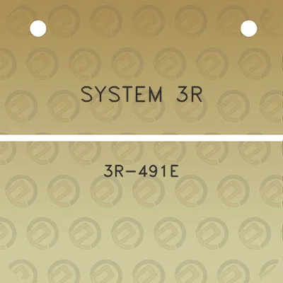 system-3r-3r-491e