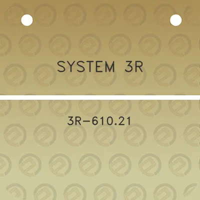 system-3r-3r-61021