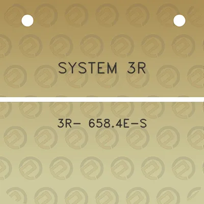 system-3r-3r-6584e-s