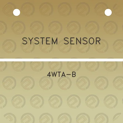 system-sensor-4wta-b