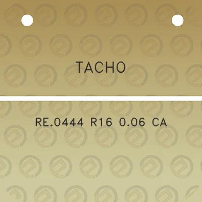 tacho-re0444-r16-006-ca