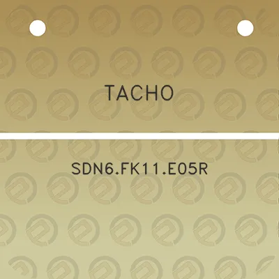 tacho-sdn6fk11e05r