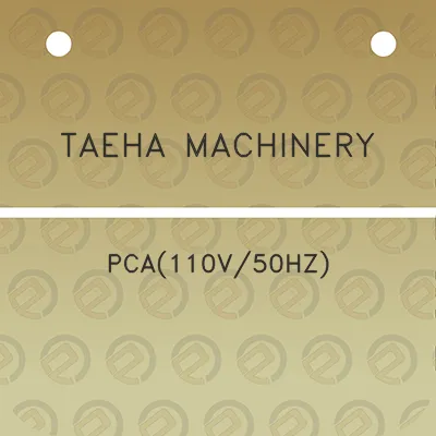 taeha-machinery-pca110v50hz