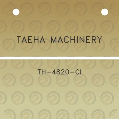 taeha-machinery-th-4820-ci