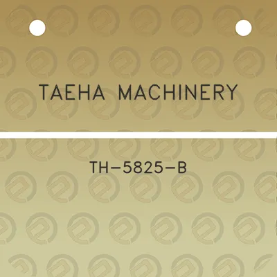 taeha-machinery-th-5825-b