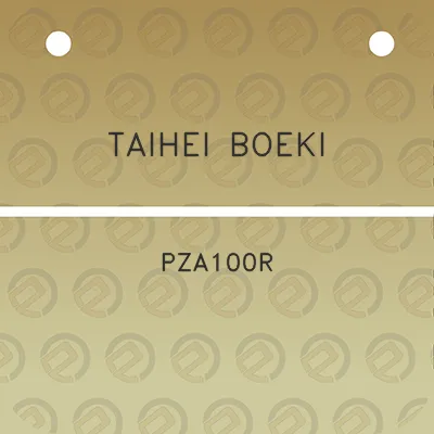 taihei-boeki-pza100r