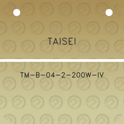 taisei-tm-b-04-2-200w-iv