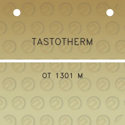 tastotherm-ot-1301-m