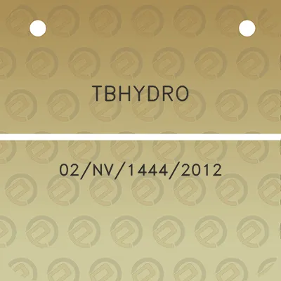 tbhydro-02nv14442012